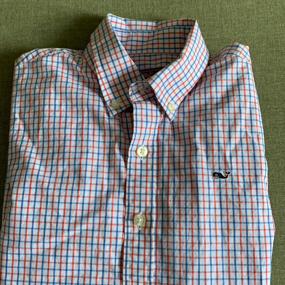 Boys size large (16-18) Vineyard Vines long sleeve button up shirt.